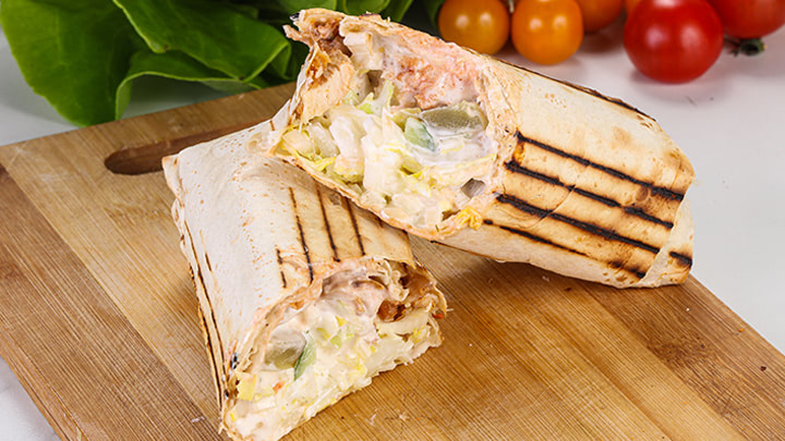 Calista Cafe Wraps & Savory Croissants_Chicken Omelette Wrap